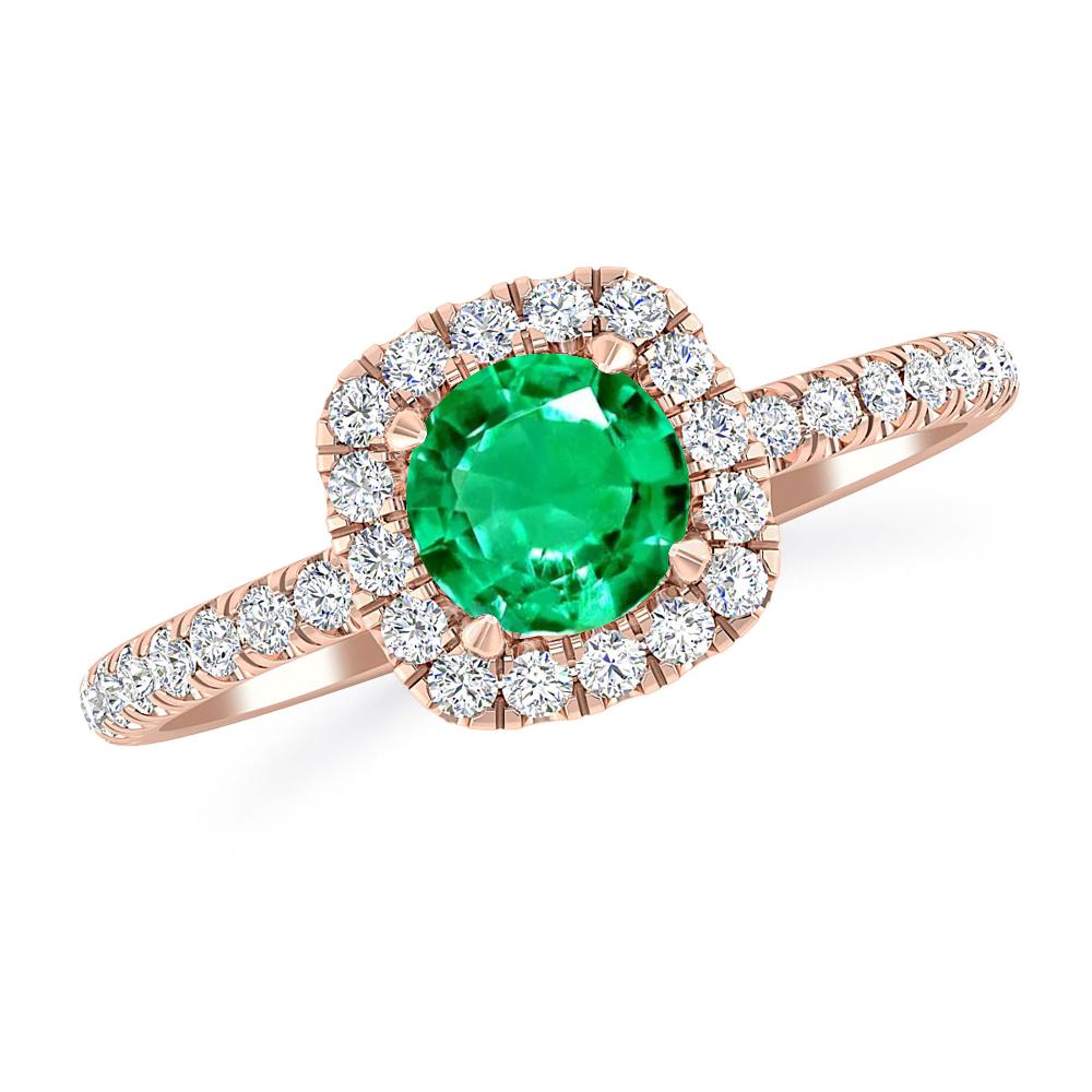 Rose Gold - Emerald