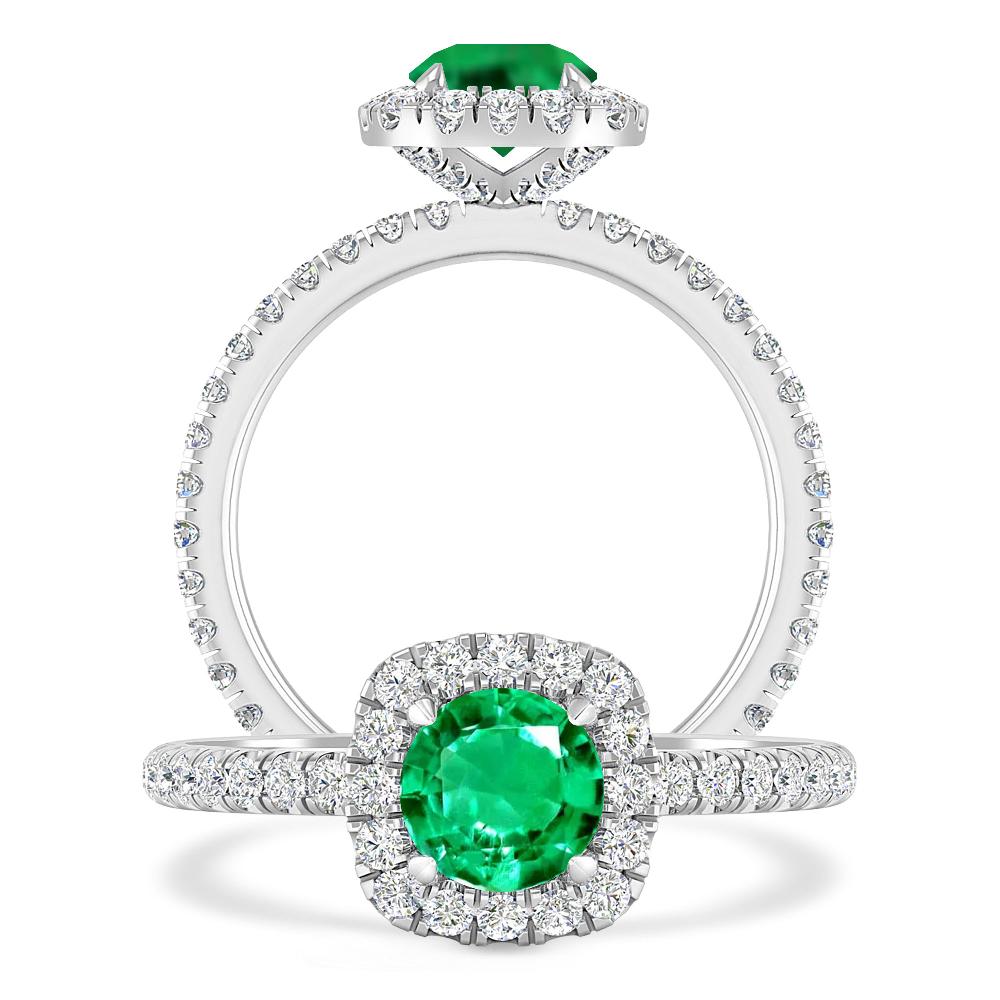 White Gold - Emerald