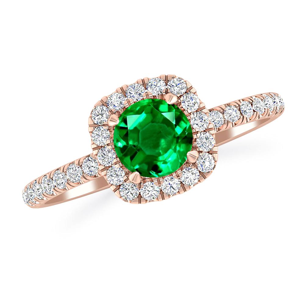 Rose Gold - Emerald