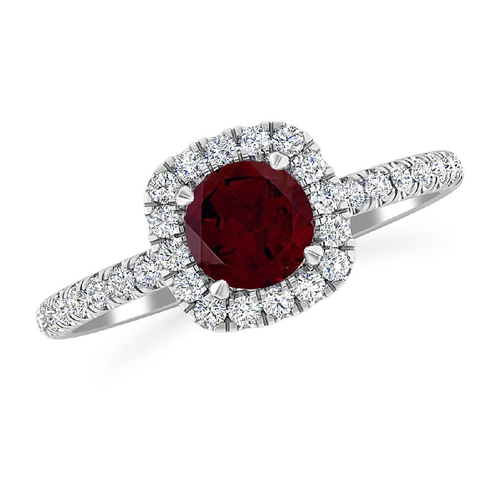 White Gold - Garnet