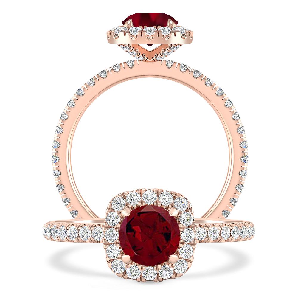 Rose Gold - Garnet