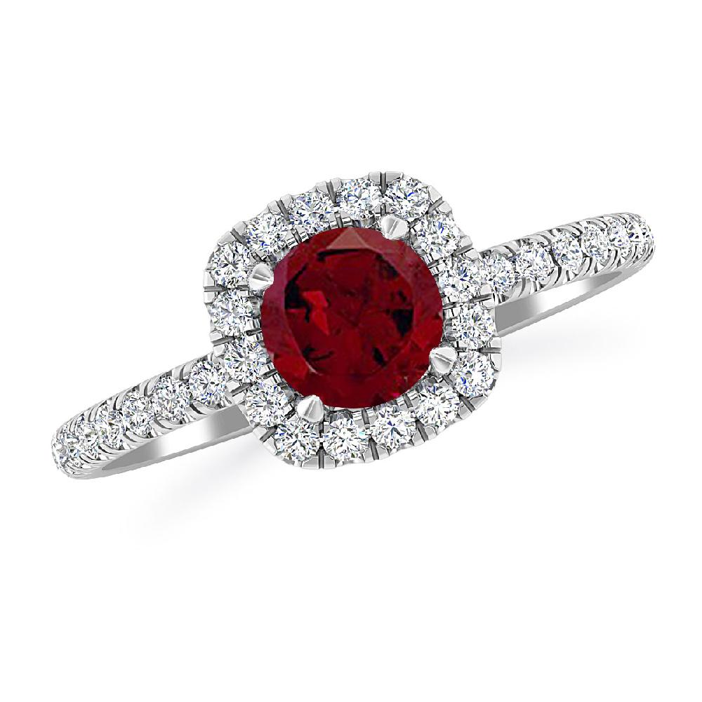 White Gold - Garnet