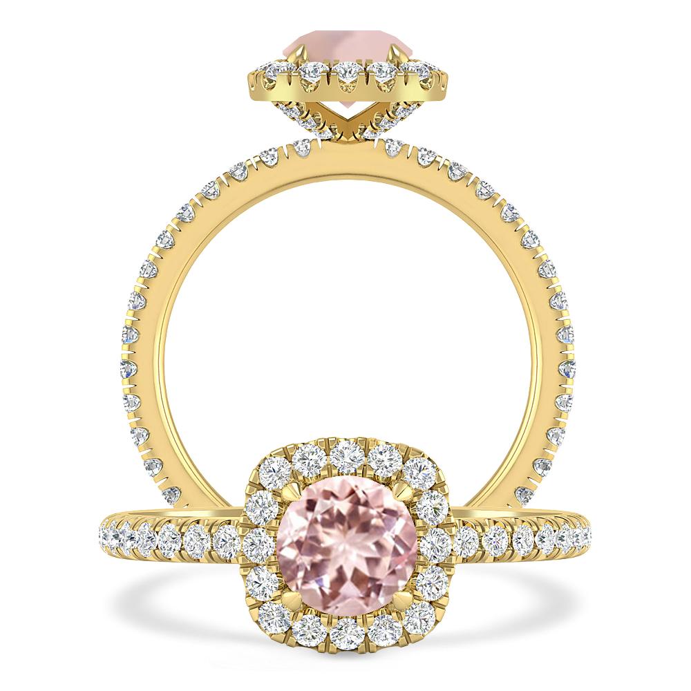 Yellow Gold - Morganite