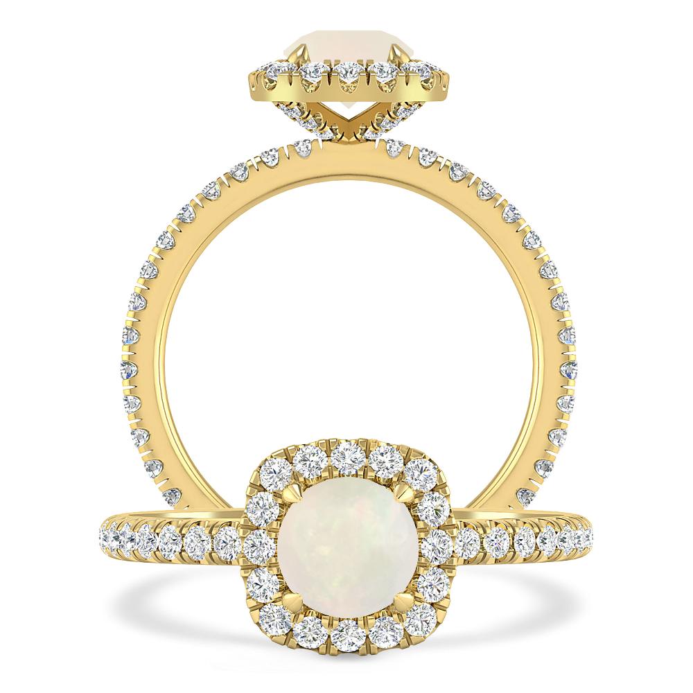 Yellow Gold - Opal