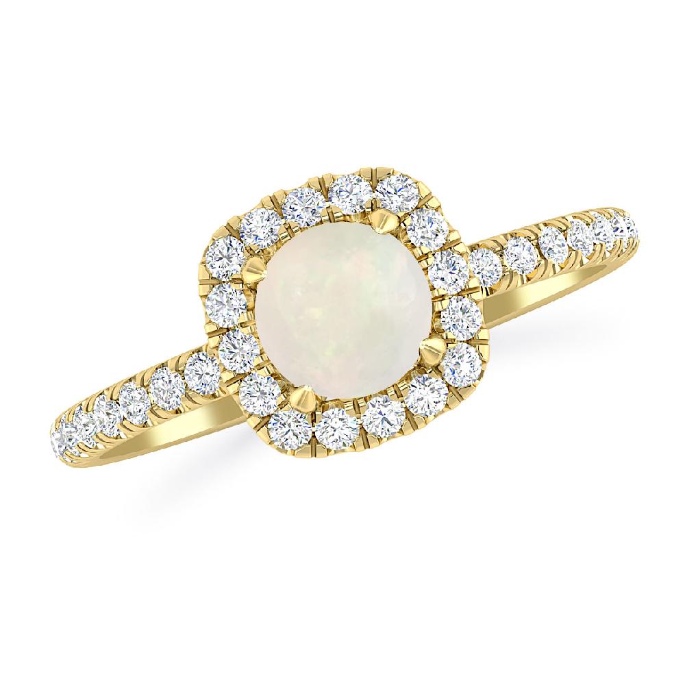 Yellow Gold - Opal