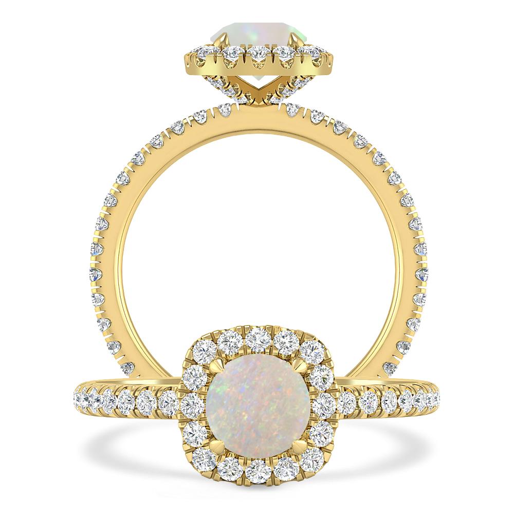 Yellow Gold - Opal