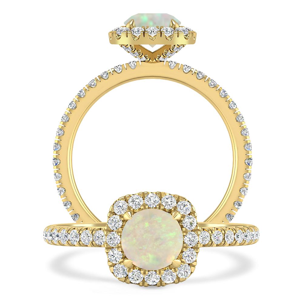Yellow Gold - Opal