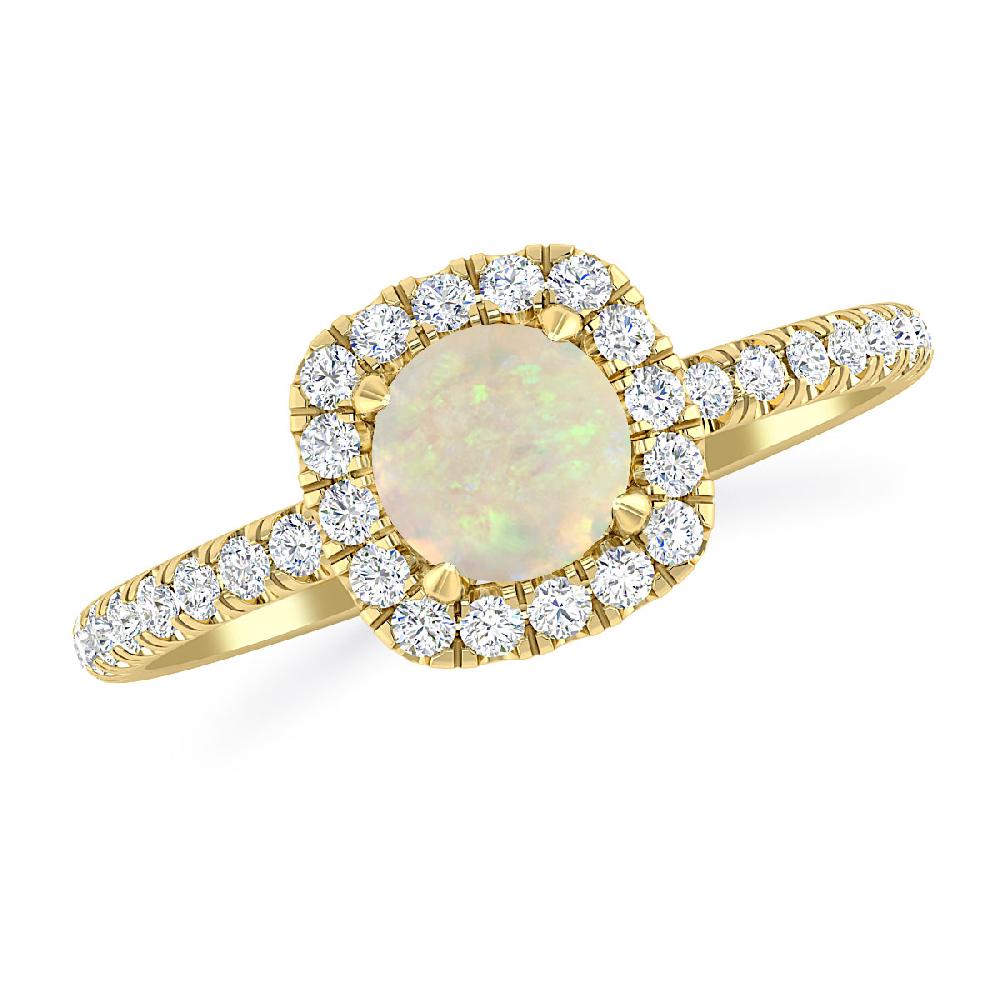 Yellow Gold - Opal