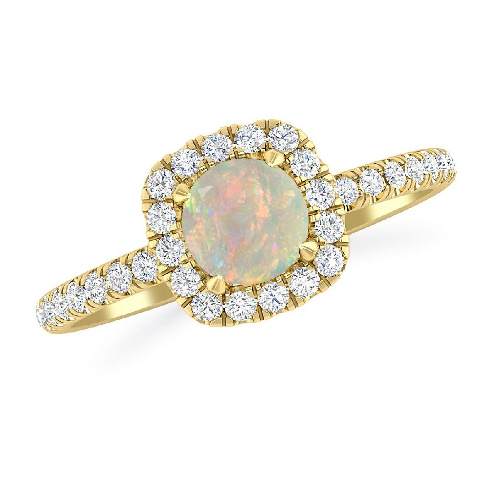Yellow Gold - Opal