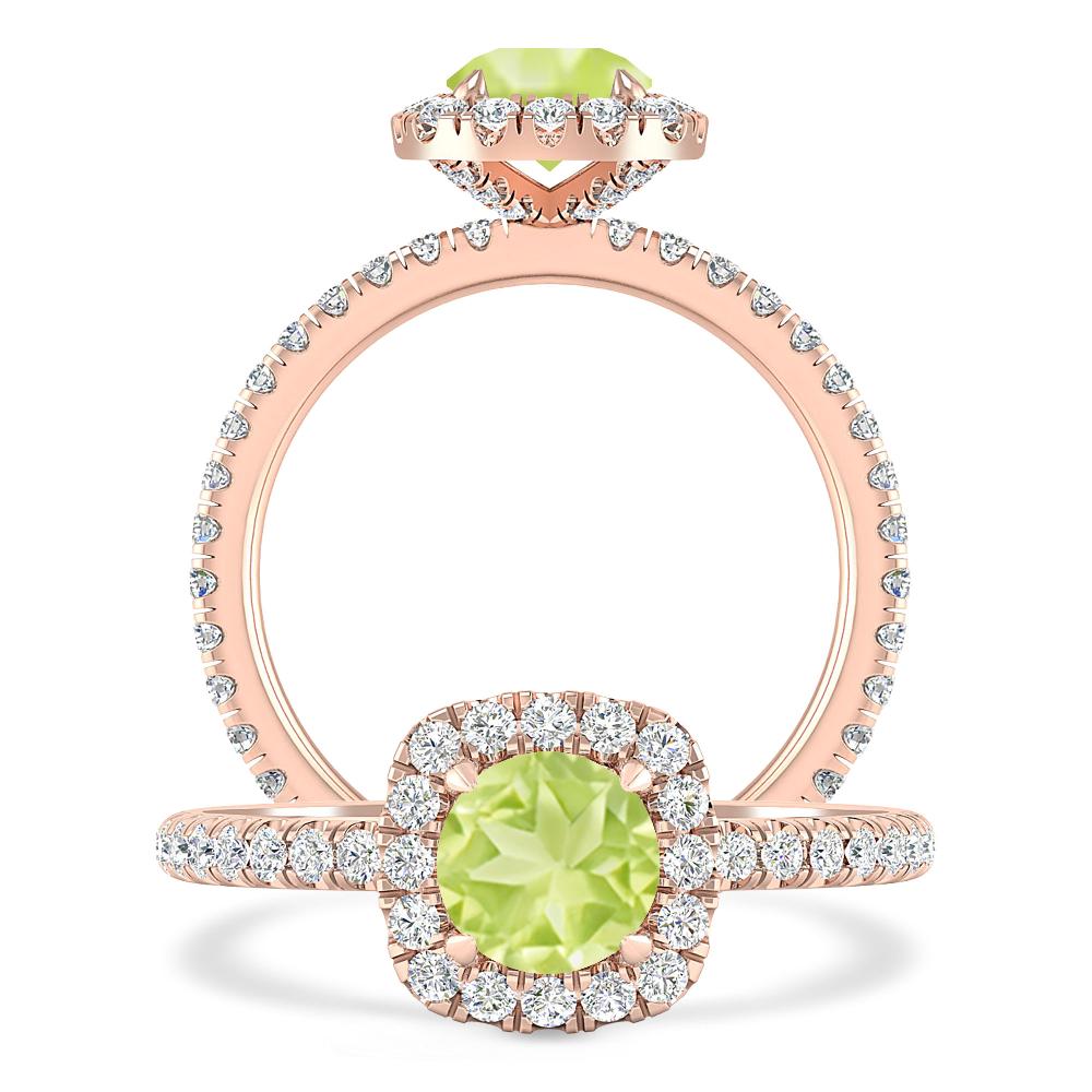 Rose Gold - Peridot