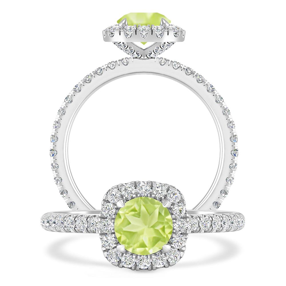 White Gold - Peridot