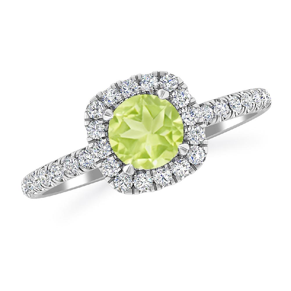 White Gold - Peridot