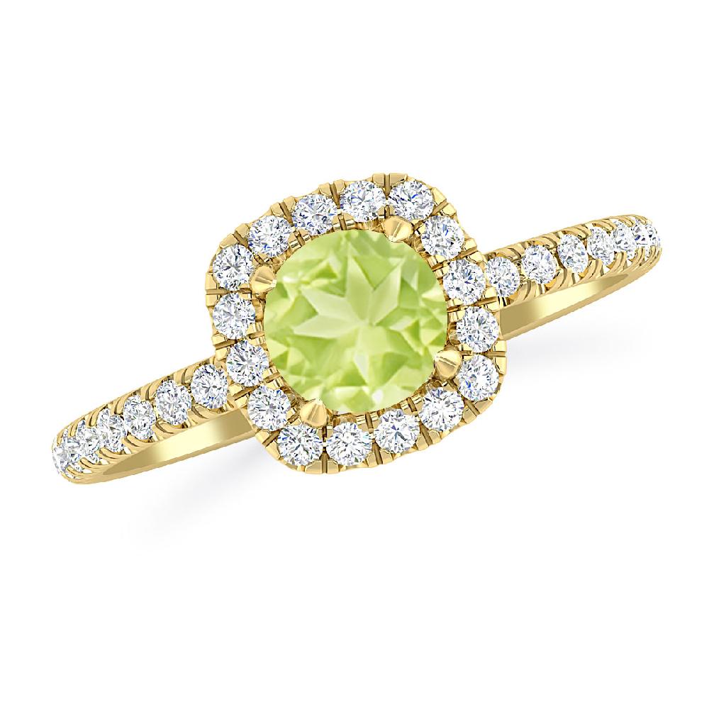 Yellow Gold - Peridot