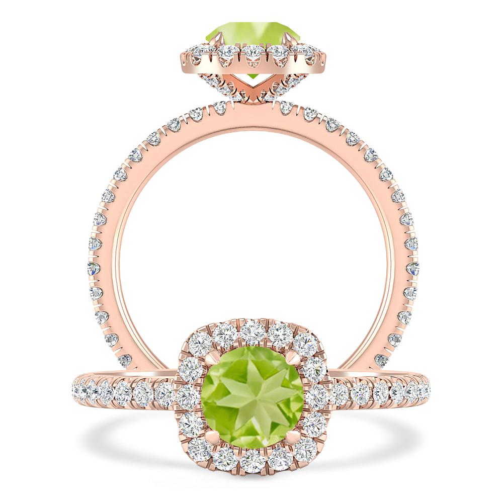 Rose Gold - Peridot