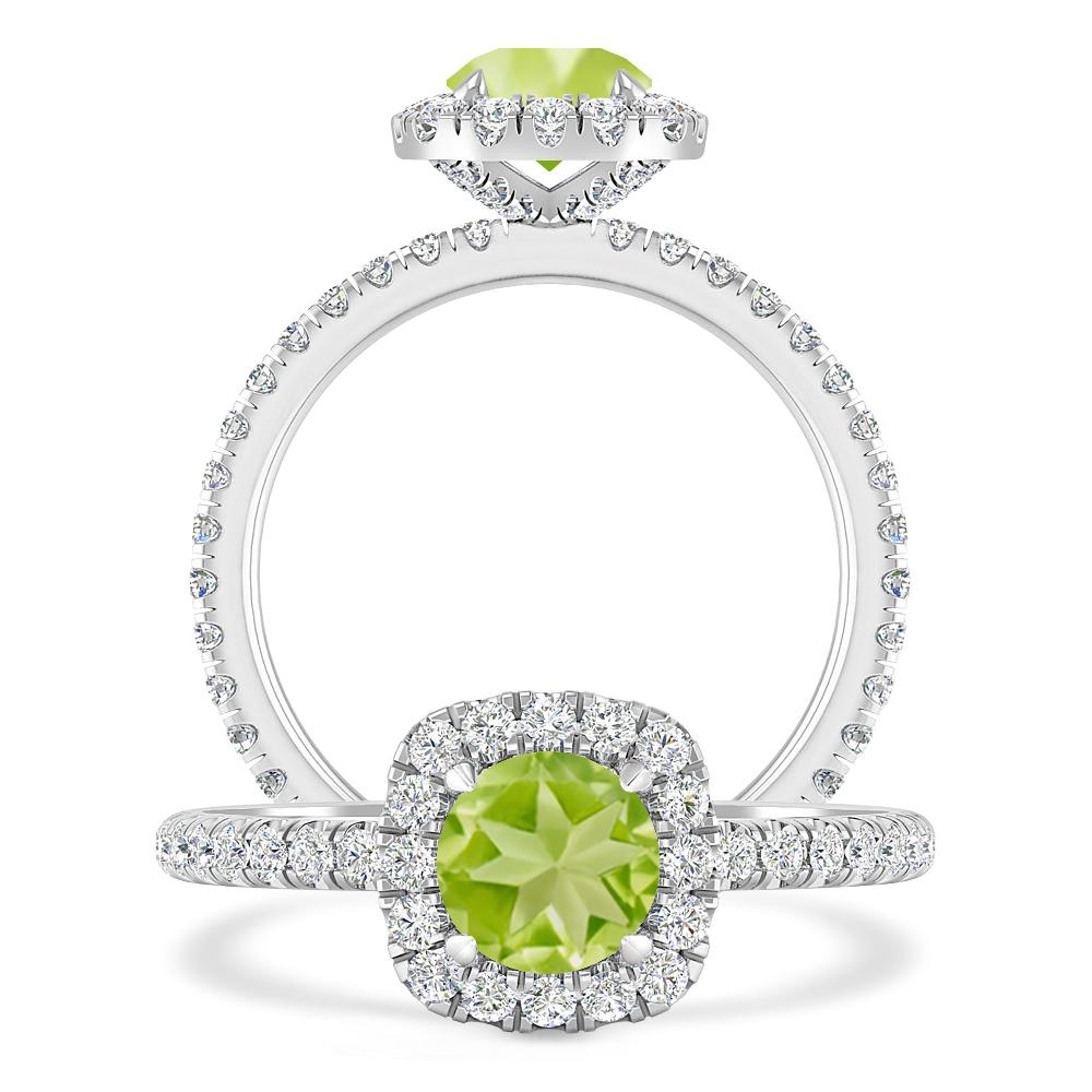 White Gold - Peridot