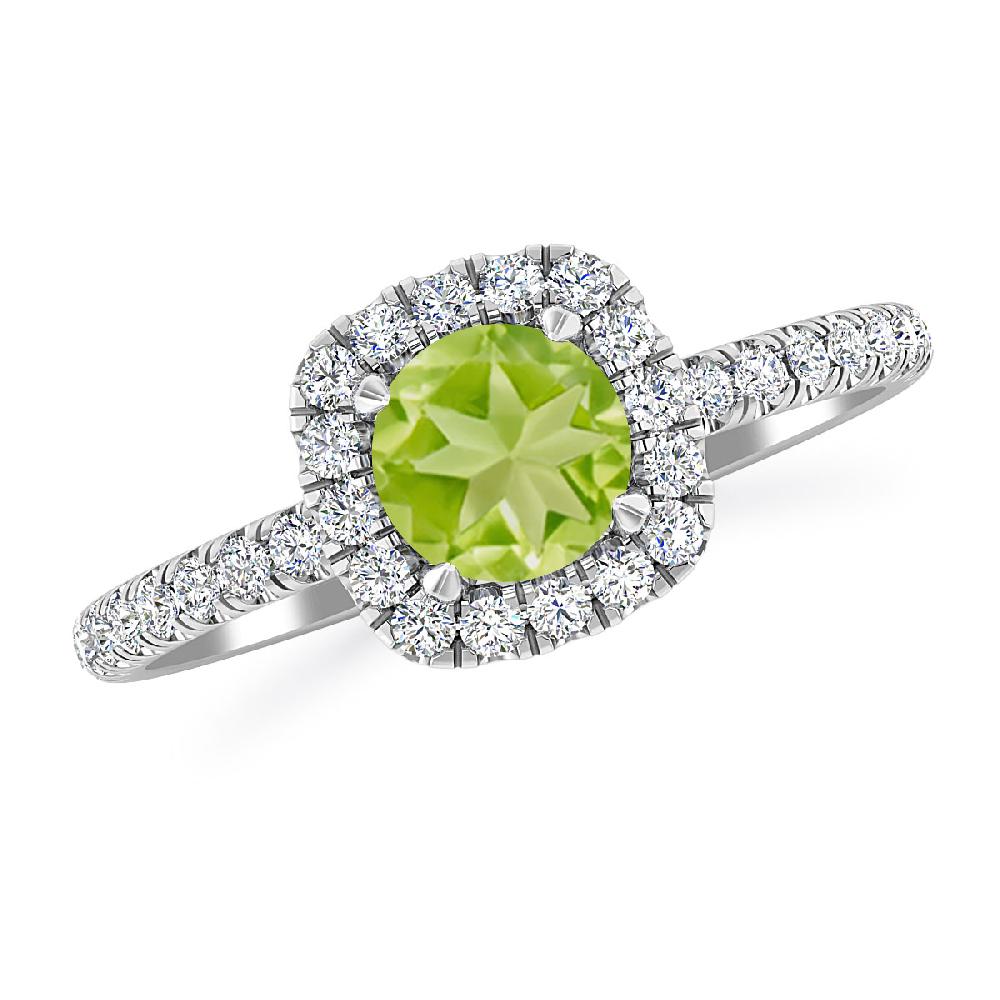 White Gold - Peridot