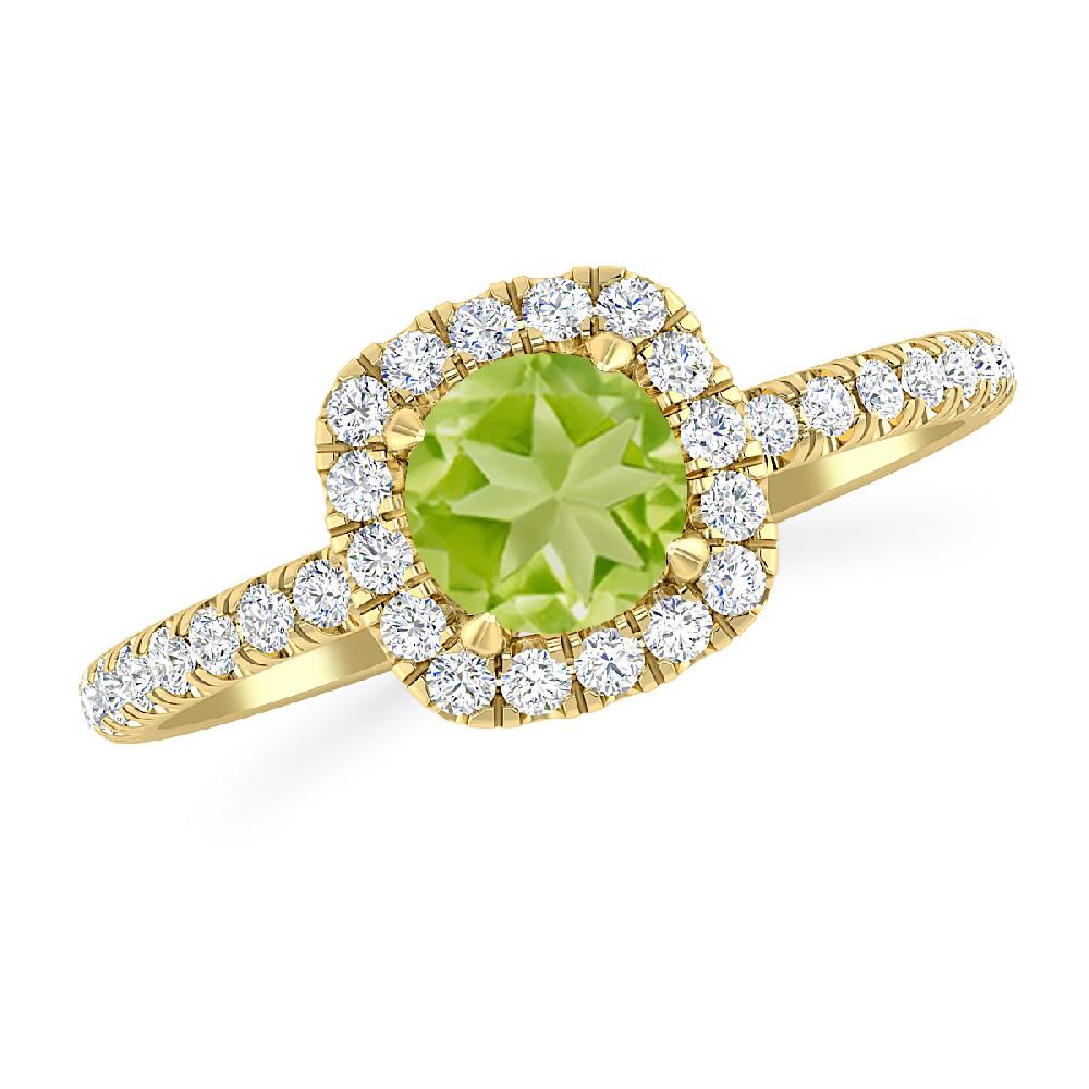 Yellow Gold - Peridot