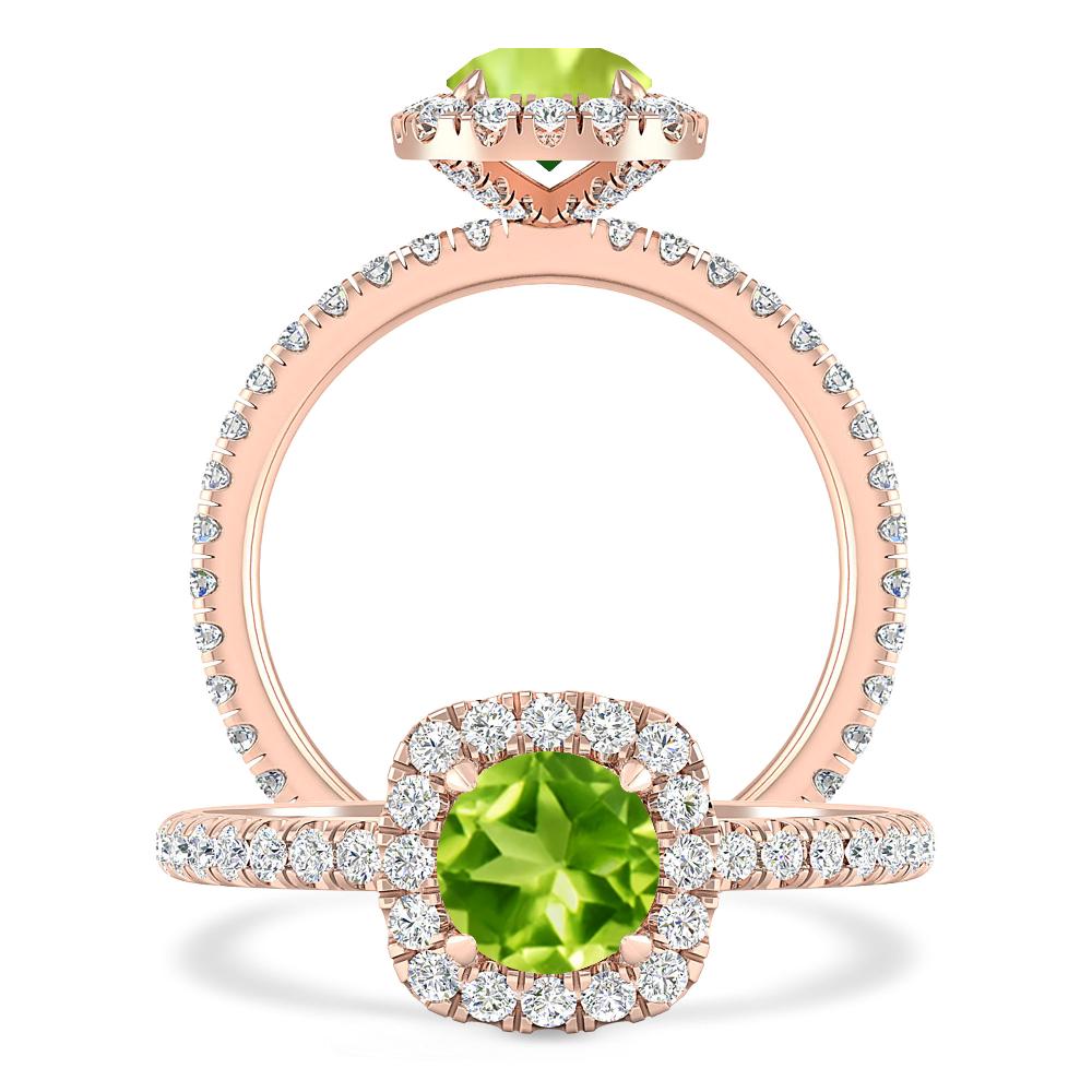Rose Gold - Peridot
