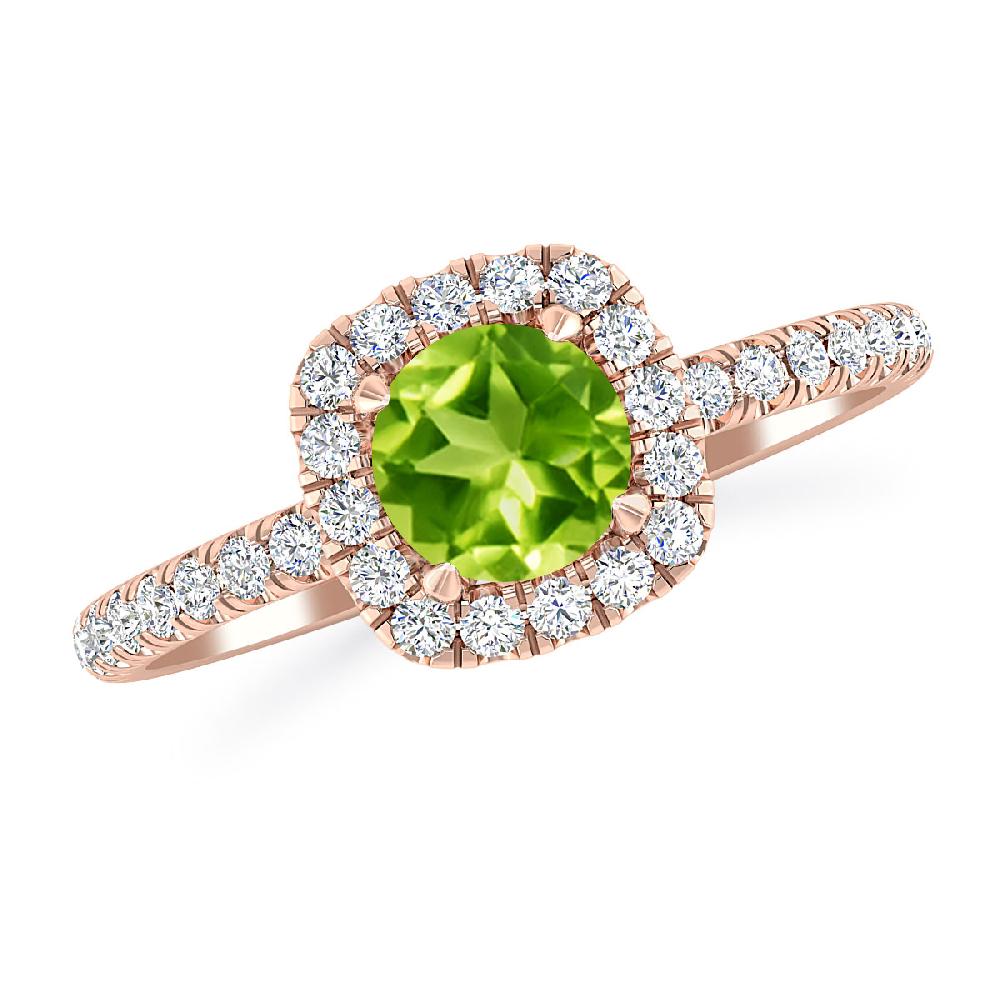 Rose Gold - Peridot