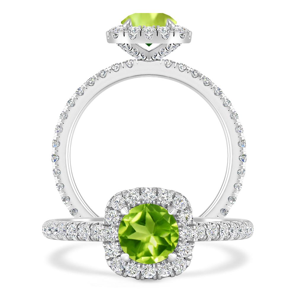 White Gold - Peridot