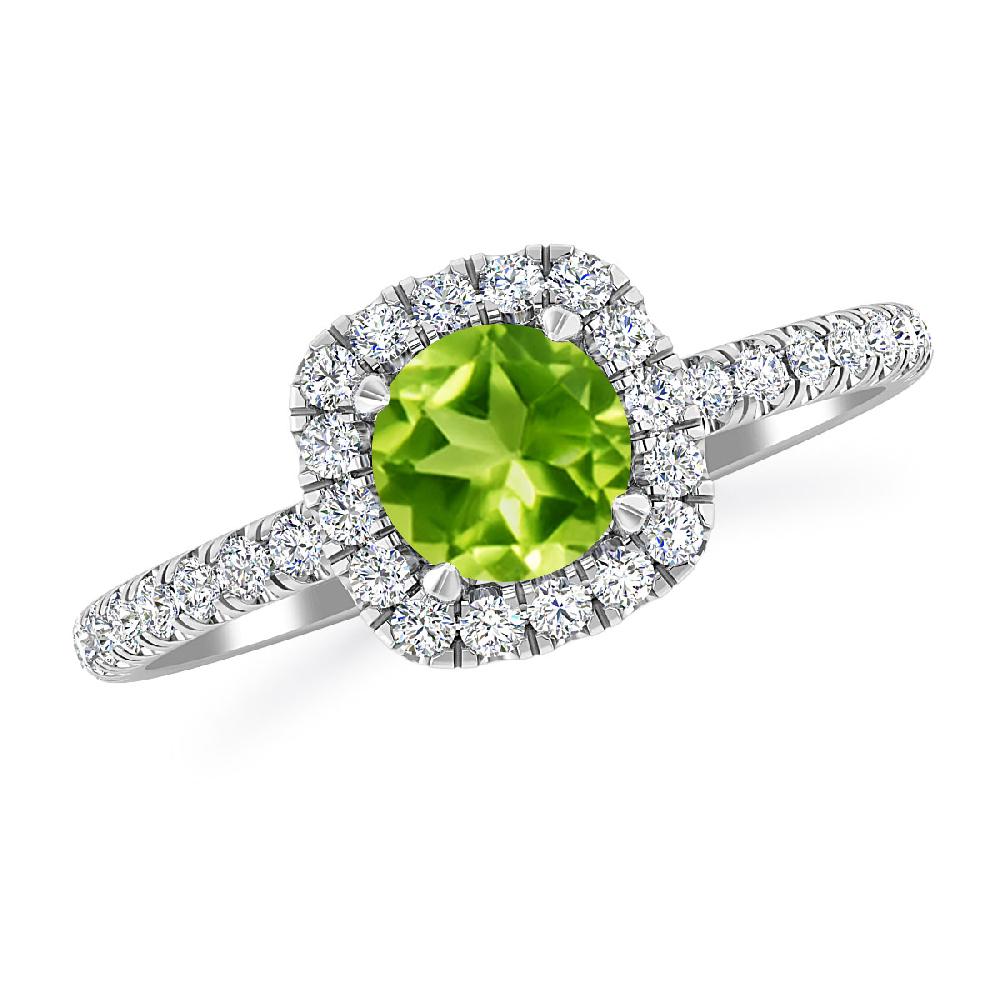 White Gold - Peridot