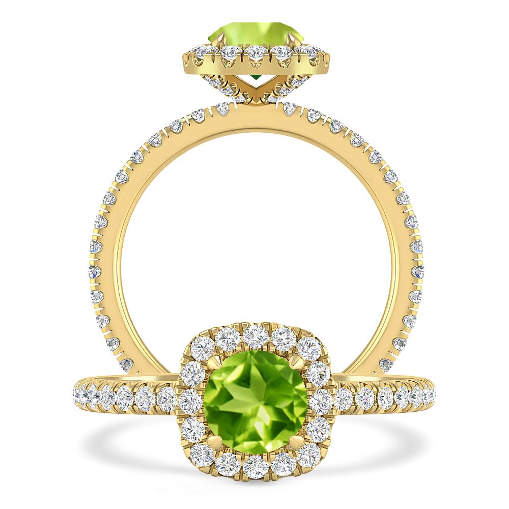 Yellow Gold - Peridot