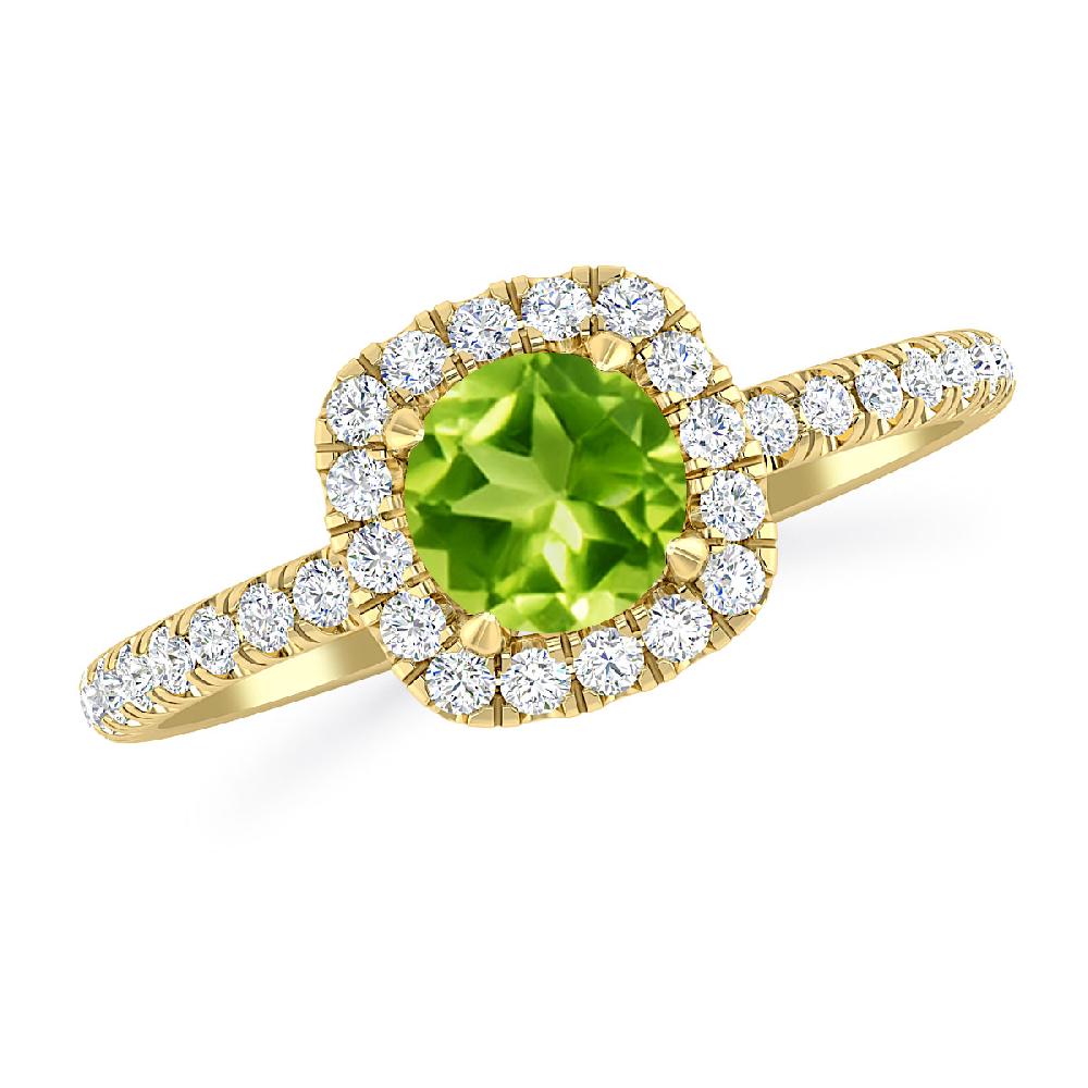 Yellow Gold - Peridot