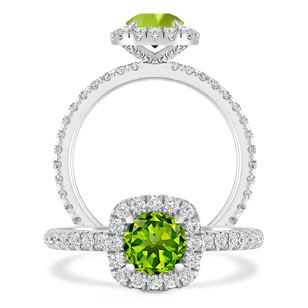 White Gold - Peridot
