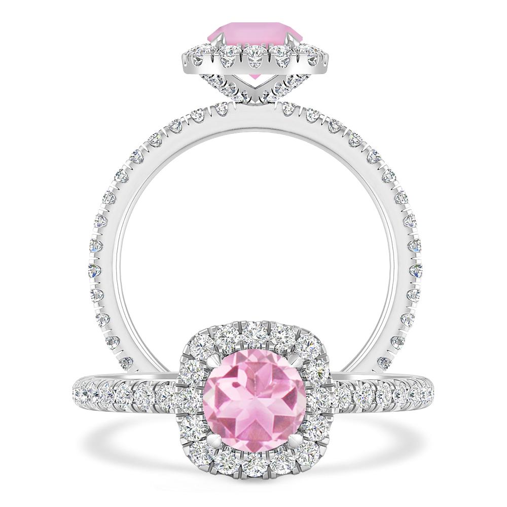 White Gold - Pink Tourmaline