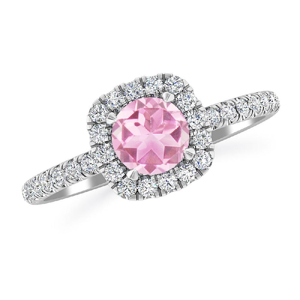 White Gold - Pink Tourmaline