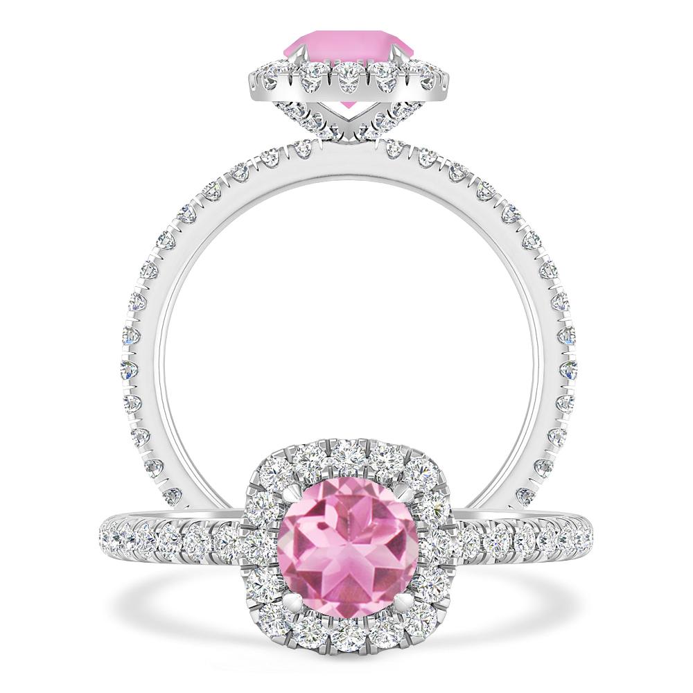 White Gold - Pink Tourmaline