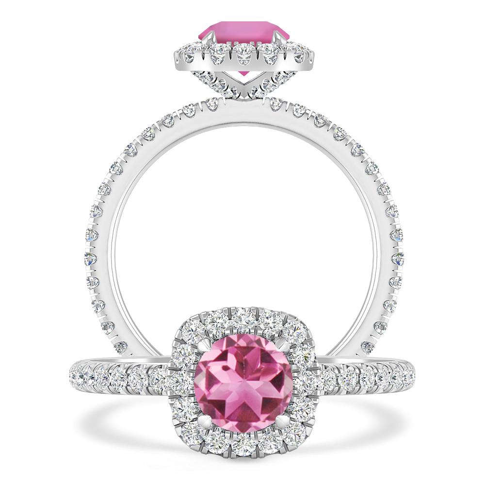 White Gold - Pink Tourmaline