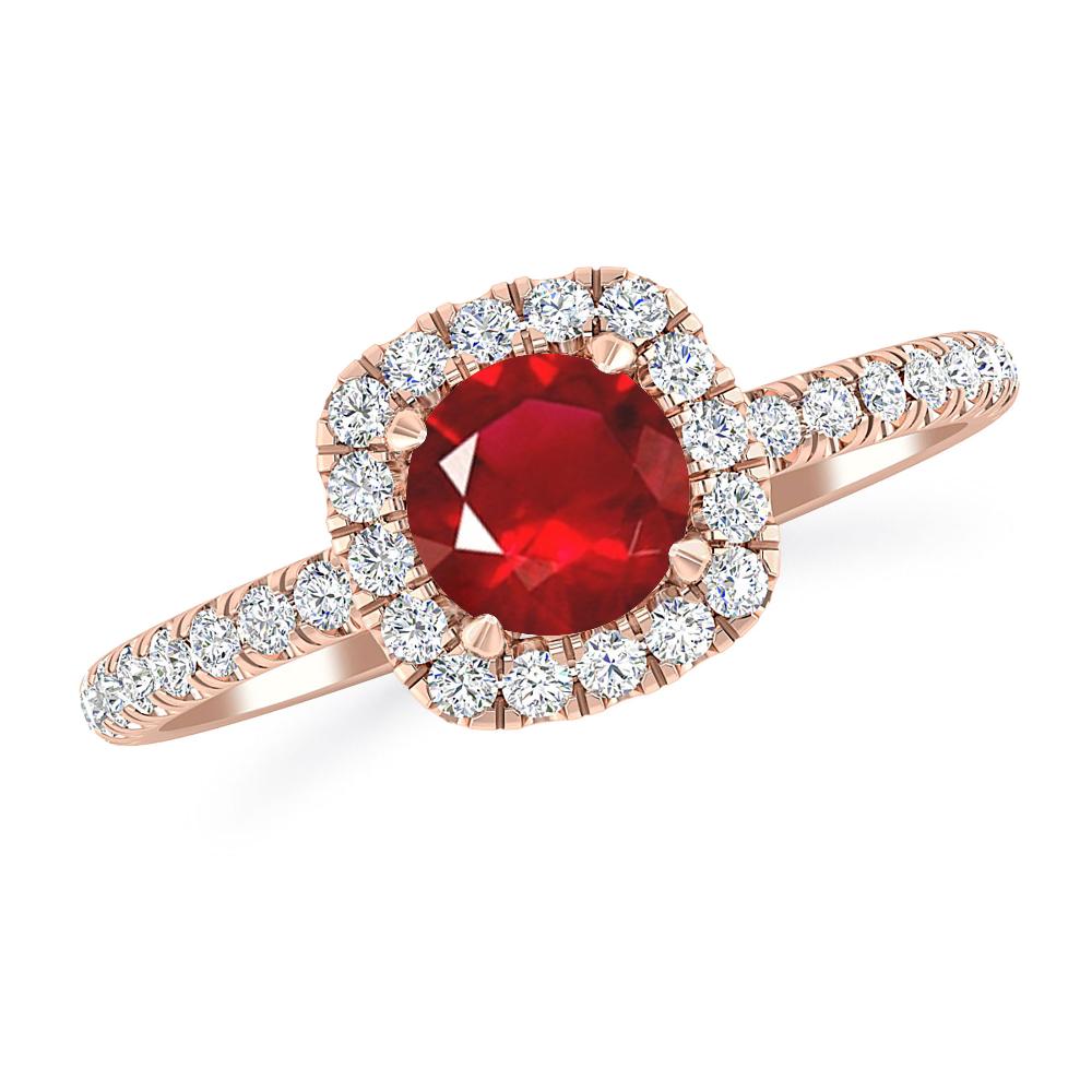 Rose Gold - Ruby
