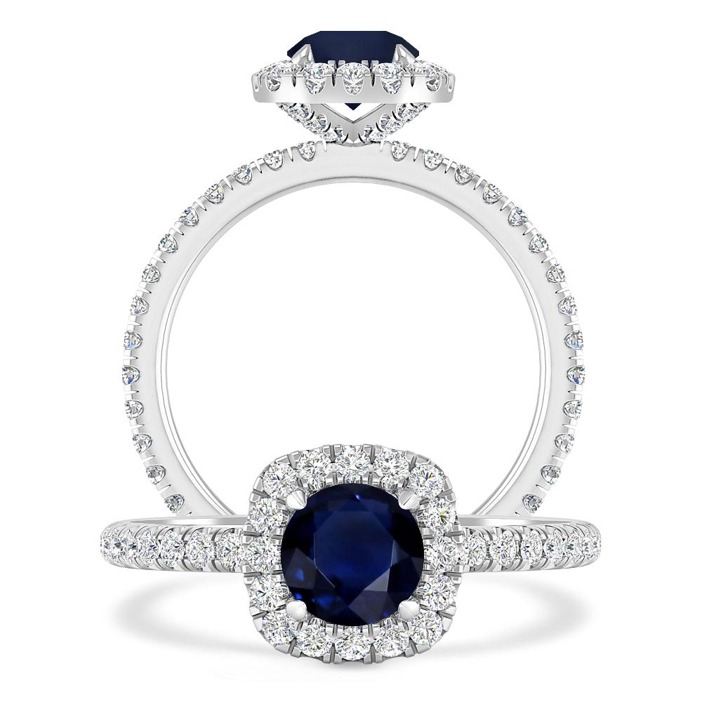 White Gold - Sapphire