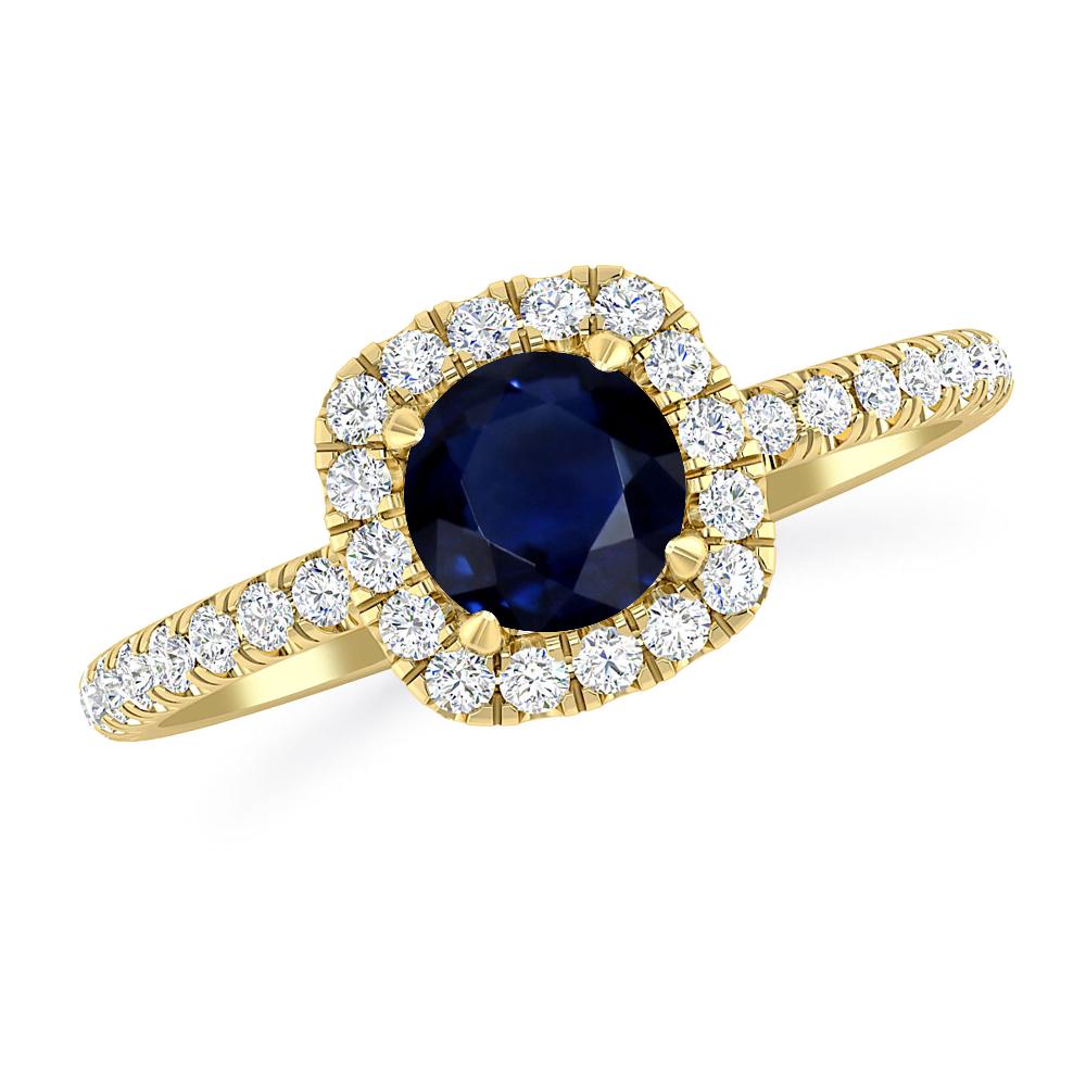 Yellow Gold - Sapphire