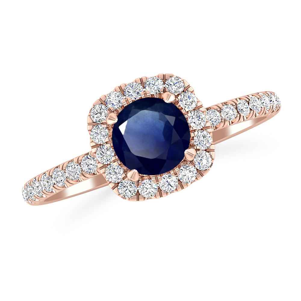Rose Gold - Sapphire