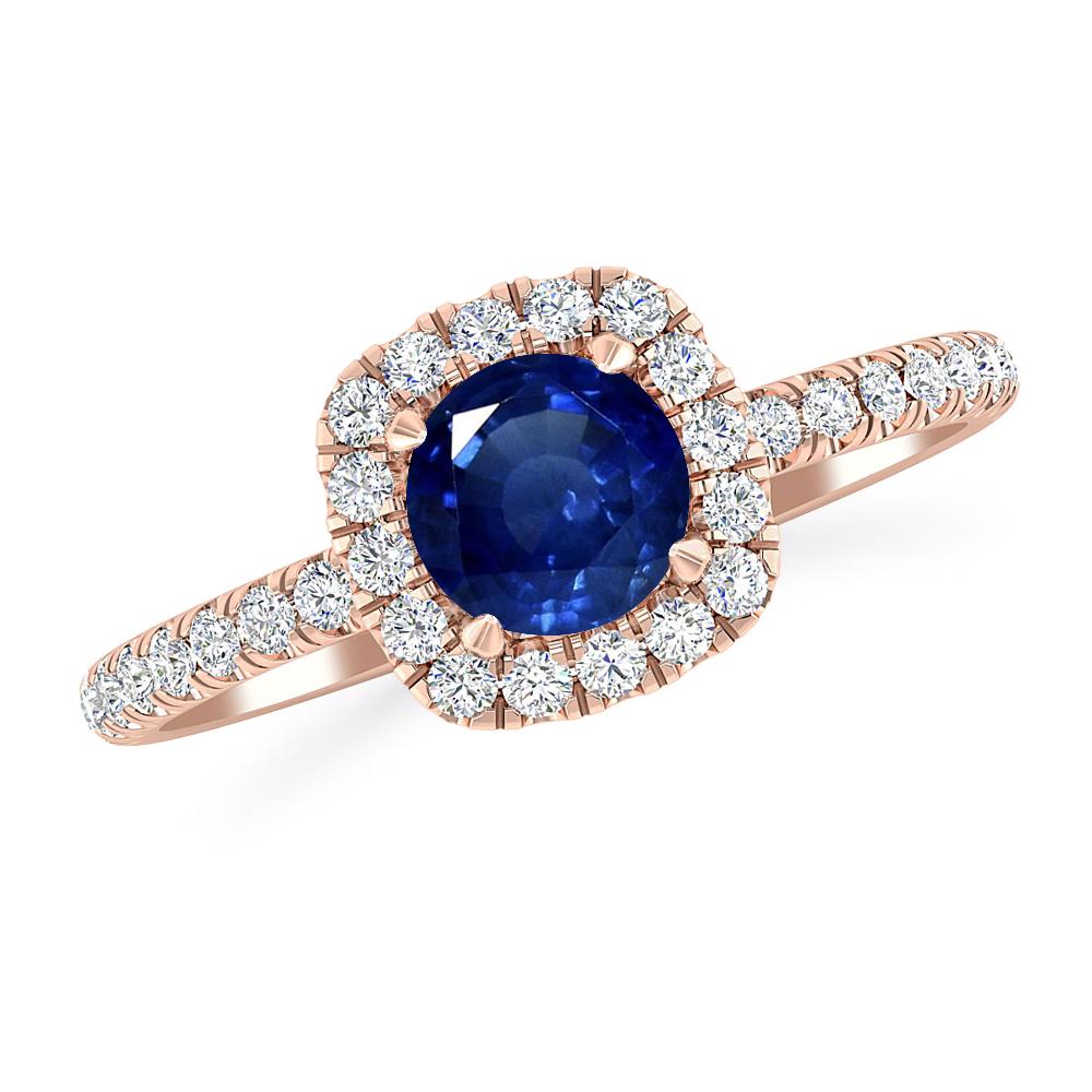 Rose Gold - Sapphire
