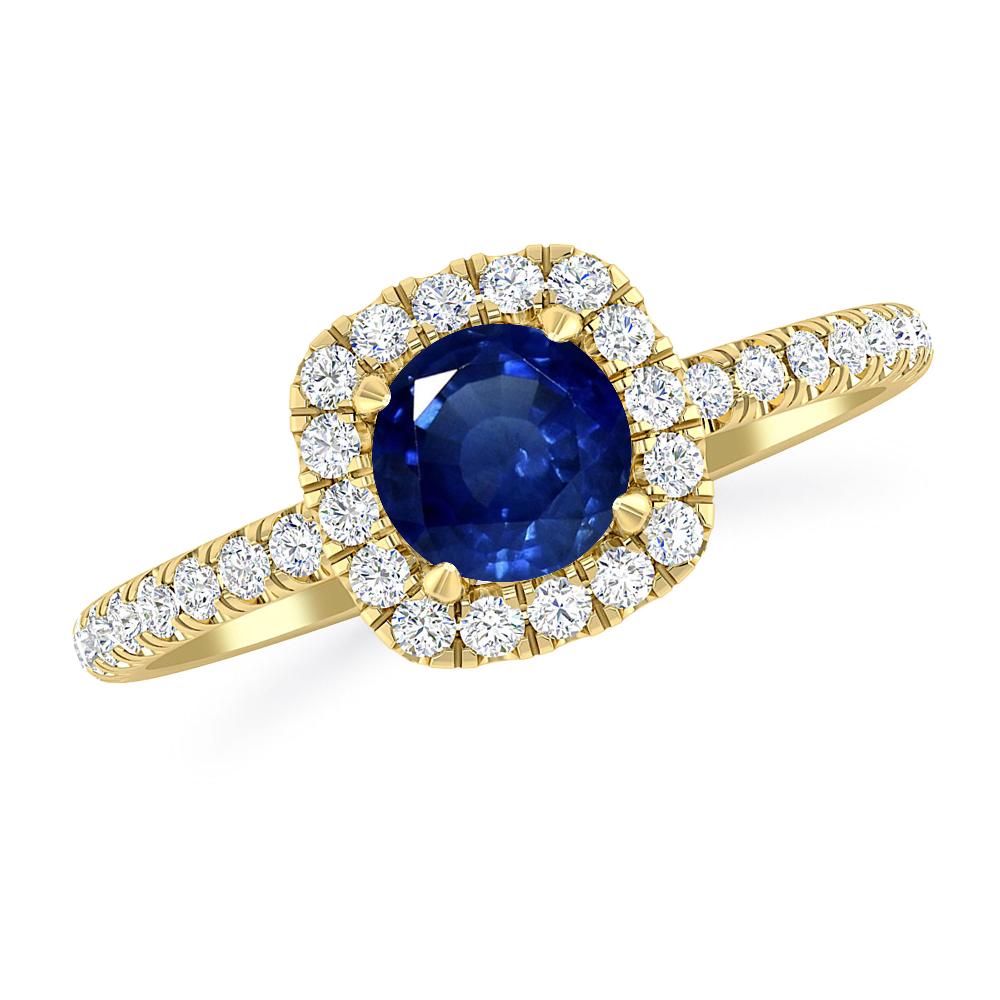 Yellow Gold - Sapphire