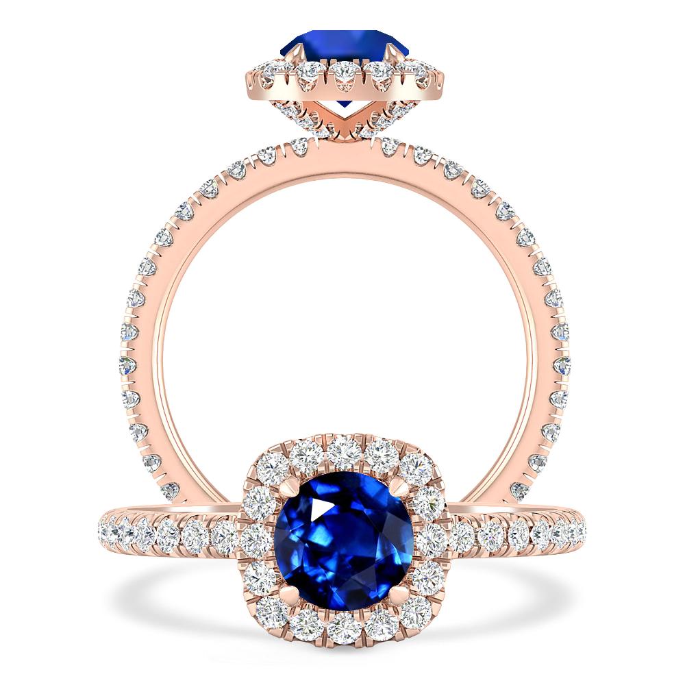 Rose Gold - Sapphire