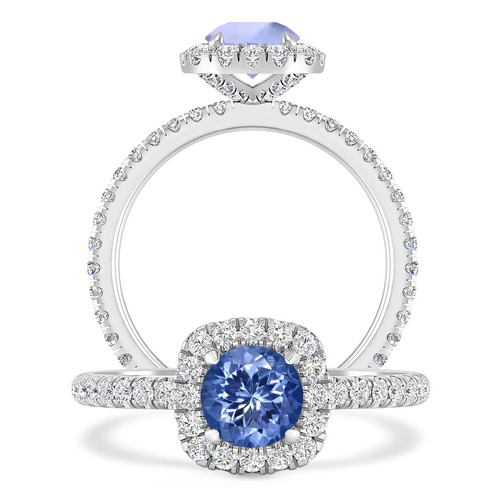 White Gold - Tanzanite