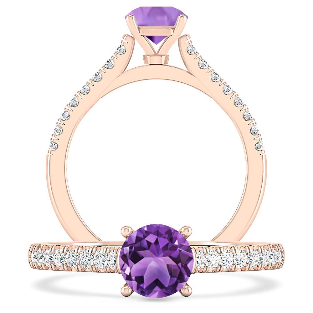 Rose Gold - Amethyst