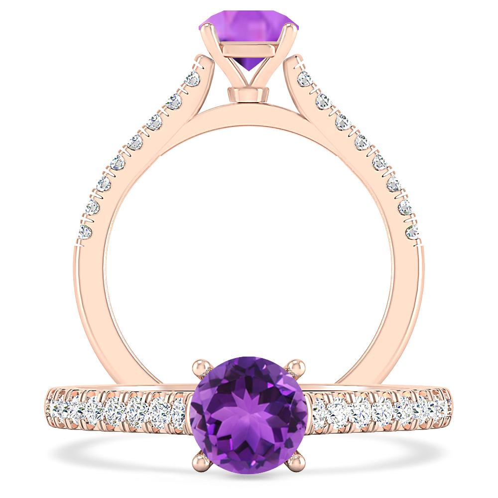 Rose Gold - Amethyst