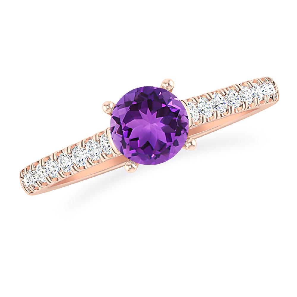 Rose Gold - Amethyst