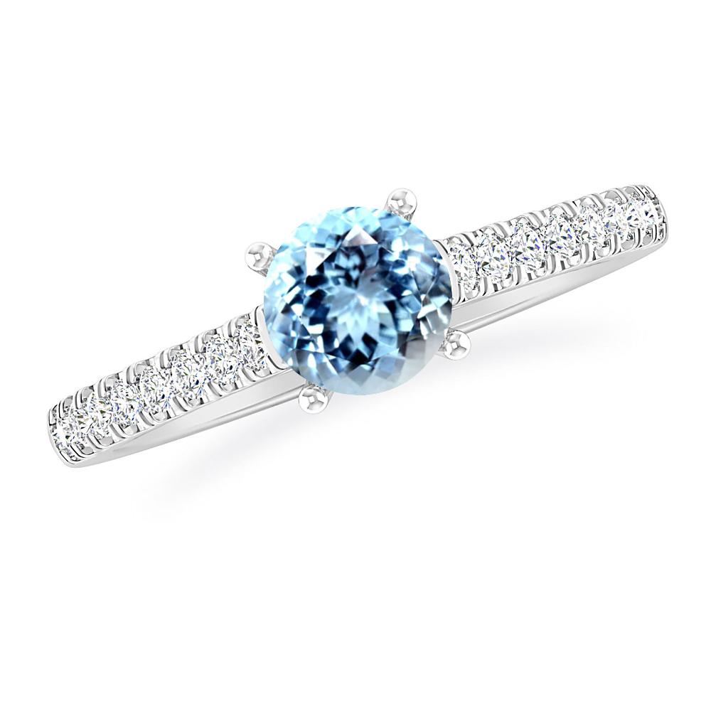 White Gold - Aquamarine
