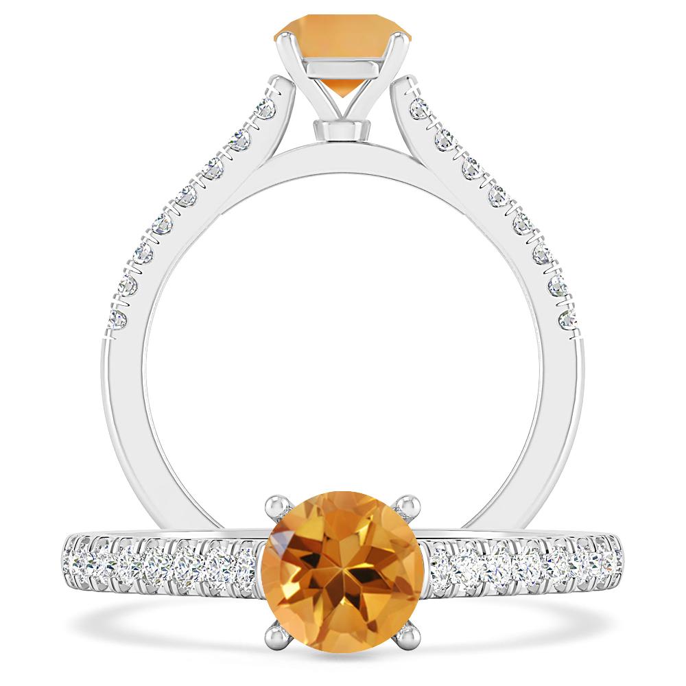 White Gold - Citrine
