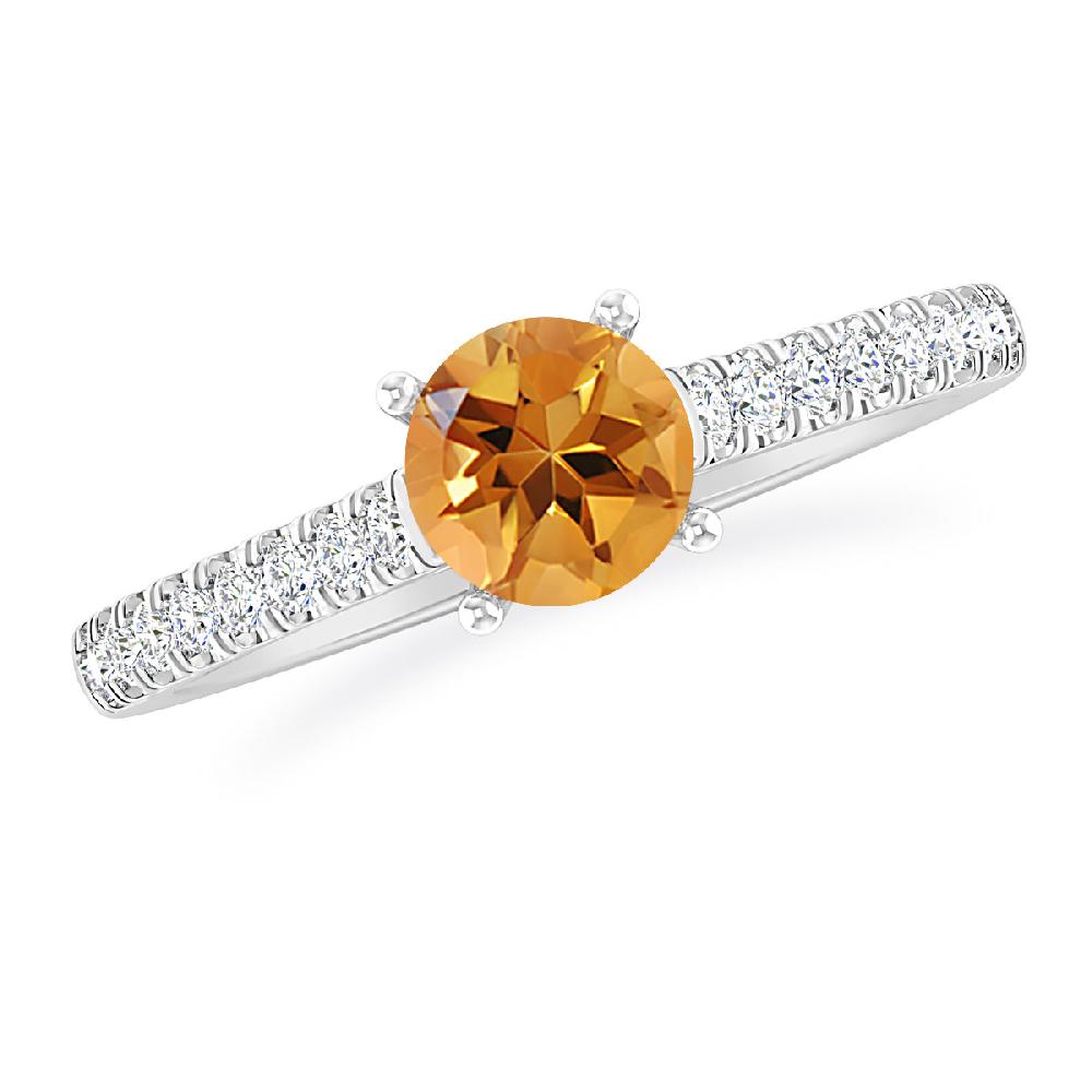 White Gold - Citrine