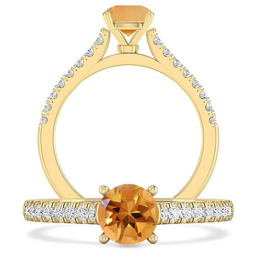 Yellow Gold - Citrine
