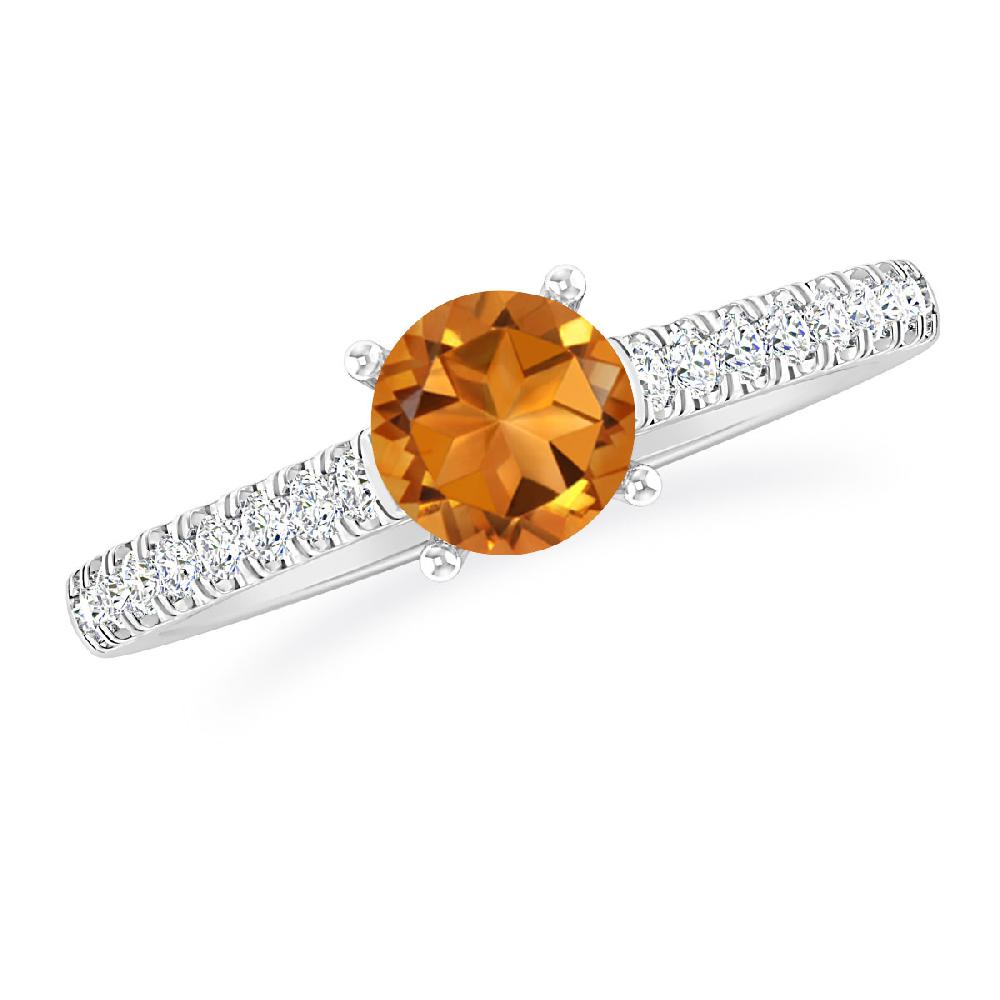 White Gold - Citrine