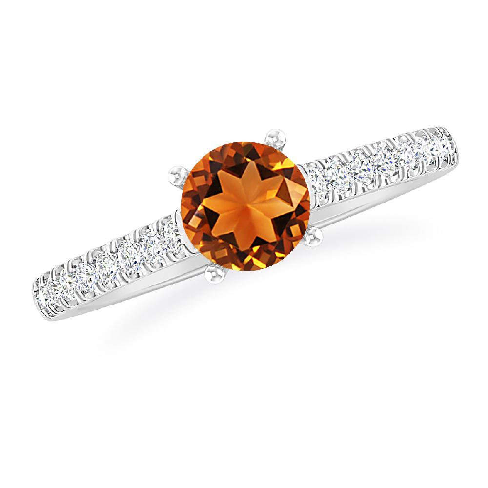 White Gold - Citrine