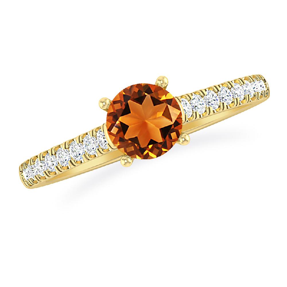 Yellow Gold - Citrine
